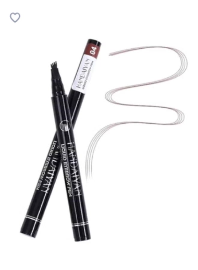 Handaiyan 4 Head Fine Sketch Waterproof Eyebrow Pen 4 - Image 2